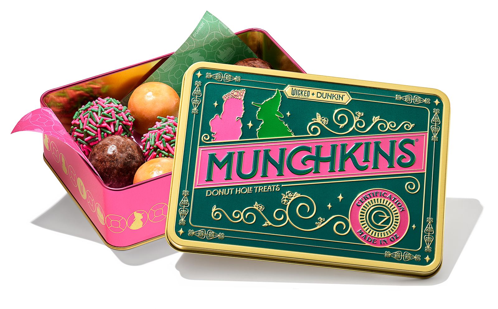 Dunkin' x Wicked MUNCHKINS Tin | Dunkin'